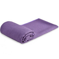 弥雅（MIYA UGO）树脂铺巾 183*66cm环保防滑瑜珈毯吸汗加厚瑜珈巾瑜珈毛巾 紫色（含铺巾包）