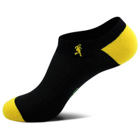 与狼共舞男袜 袜子男 精梳棉舒适短袜休闲船袜 6双装 混色 3516-6