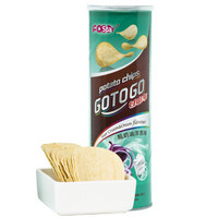 马来西亚进口 过山车( GOTOGO）酸奶油味薯片（膨化食品）110g