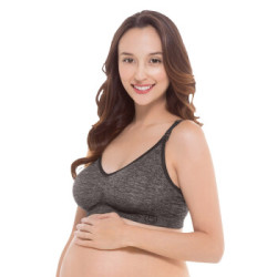 美德乐 哺乐多Bravodo哺乳文胸 时尚款 深麻灰 *2件