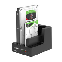 麦沃 MAIWO K3092 双盘位3.5英寸SATA硬盘底座 USB3.0移动硬盘盒