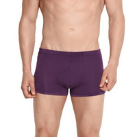 BODYWILD 男士内裤 莫代尔包腰平角裤 ZBN23DE1 紫色 180码 (紫色、180、平角裤、莫代尔)