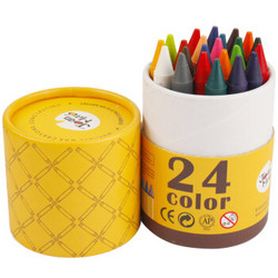 Joan Miro 美乐 儿童蜡笔 24色粗杆可水洗幼儿大蜡笔防摔画笔 JM08329