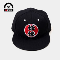艾可娃（IKEWA）BQM-20160022-renxing 天才棒球帽男女同款街舞帽平沿嘻哈帽子 任性