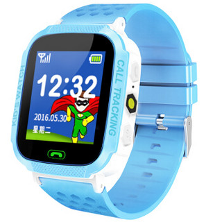 智力快车S8Plus儿童定位手表电话 培养儿童智能电话手表学生男女孩防水穿戴天蓝色
