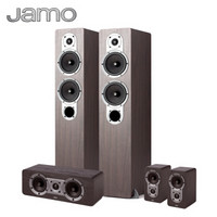 尊宝（Jamo）S426 音响 音箱  5.0声道木质无源家庭影院套装音响 (深棕色）