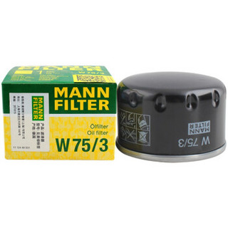 曼牌(MANNFILTER)机油滤清器W75/3(吉姆尼进口1.5/拉古娜/梅甘娜/风景II)厂家直发