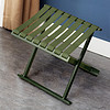 HK STAR 华恺之星 凳子椅子休闲户外便携折叠椅矮凳子马扎 军绿色