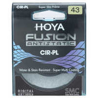 保谷（HOYA）uv镜  CPL偏振镜 滤镜 43mm FUSION[浮石]系列滤镜 偏振镜