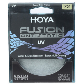 保谷（HOYA）uv镜 滤镜   72mm FUSION [浮石]系列滤镜 UV镜