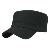 GLO-STORY 帽子男 户外休闲鸭舌帽男女同款平顶帽MMZ724001黑色