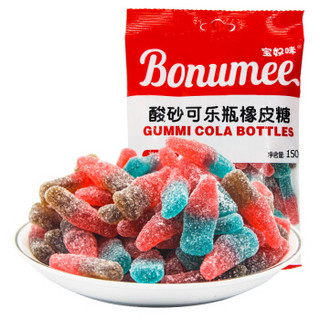 Bonumee 宝奴咪 酸砂可乐瓶橡皮糖 150g 袋装