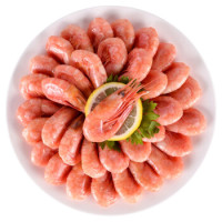 仁豪水产 头籽北极甜虾 净重1.5kg（头籽率80%）