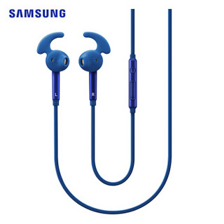 三星 EG920 原装入耳式立体声线控运动耳机 (蓝色) 低音增强/降噪