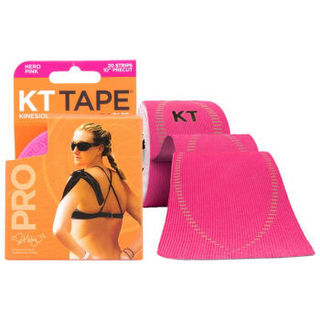 美国KT TAPE 肌肉贴 肌内效贴布肌肉拉伤贴运动护具绷带 粉红 20片装