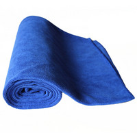 车之吻 1条装擦车毛巾 加厚型160CM*60CM 多用途细纤维毛巾 蓝色