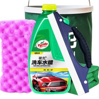 龟牌(Turtle Wax)硬壳洗车液高泡沫洗车水蜡套装汽车清洁剂清洗剂去污汽车用品洗车TC-4008-1