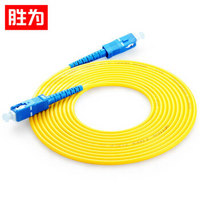 胜为（shengwei）FSC-301 电信级光纤跳线 优质进口插芯 SC-SC网线单模单芯 收发器尾纤  5米