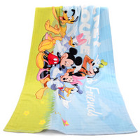 迪士尼（Disney）毛巾家纺 MickeyMouse米奇与伙伴纱布浴巾 A类纯棉 宝宝亲肤  M1混色 312g 70*140cm