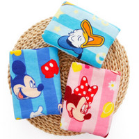 Disney 迪士尼 卡通儿童3条小毛巾柔软洗脸巾