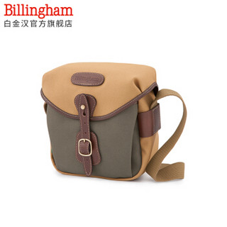 白金汉（Billingham）Hadley Digital 英国进口 时尚复古相机包（灰绿卡其色盖/巧克力色皮 尼龙款）