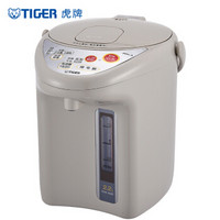 虎牌（Tiger）电热水瓶 智能定时3段保温 防倒下出水电热水壶 PDH-A22C 2.2L电水壶 驼色CU