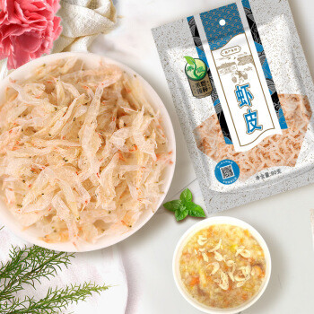禾煜 淡干虾皮80g 虾米干  海鲜海产干货 煲汤凉拌食材