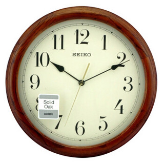 精工（Seiko）时尚创意欧式客厅居家  木质挂钟挂表