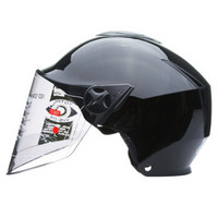 坦克（Tanked Racing）摩托车头盔电动电瓶车头盔 T507春夏头盔 XL码 亮黑