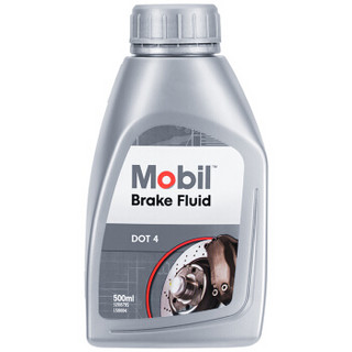 Mobil 美孚 刹车油 DOT4 0.5L 汽车保养