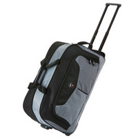 BOYI 博艺 拉杆包男23英寸大容量旅行包户外手提休闲拉杆袋 BY09186 黑灰色