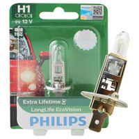 飞利浦(PHILIPS)恒劲光H1环保长寿型升级型汽车灯泡大灯近光灯远光灯卤素灯单支装 色温3100K
