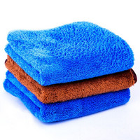 佳百丽 洗车毛巾细纤维吸水擦车毛巾 洗车布三条装35*70cm 汽车用品