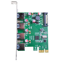 moge 魔羯 PCIEx1转4口USB3.0扩展卡 MC2018 瑞萨(NEC)芯片