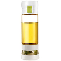 绿珠 玻璃茶杯 B661 米白色 400ml