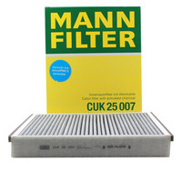 曼牌滤清器 曼牌（MANNFILTER）空调滤清器空调滤芯带碳CUK25007M新福克斯福睿斯翼虎V40林肯MKC