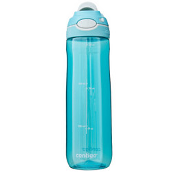 contigo 夏季塑料水杯龙口畅饮锁扣杯 750ml 天蓝色HBC-DEM007