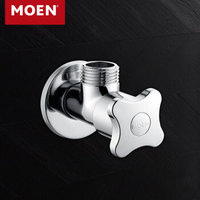 MOEN 摩恩 精铜冷热水角阀 通用加厚4分止水阀三角阀100980