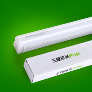 Pak 三雄极光 PAK410108 LED灯源 T5灯架 0.9米 12W 暖白光