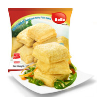 BOBO 波波 海鲜豆腐鱼饼168g 鱼丸火锅丸料串串香关东煮食材火锅配菜肉丸子