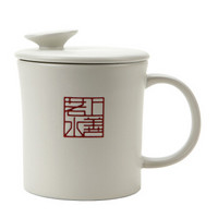 恒福  定窑白瓷茶杯 上善若水