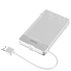 麦沃 MAIWO K104 2.5英寸 USB3.0移动硬盘盒 sata接口 支持SSD 支持笔记本硬盘 免工具 白色