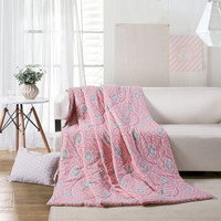 安睡宝(somerelle) 被子 泡泡纱柔肤印花夏凉被空调被 丽莎 150cm*215cm