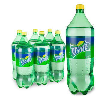 雪碧sprite 柠檬味 汽水 碳酸饮料 2l*6瓶 可口可乐公司出品
