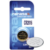 瑞纳达 Renata 瑞士CR2016纽扣电池 3V电子锂电池手表主板汽车遥控器扣式进口电池