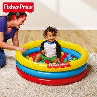 Bestway 费雪（Fisher Price）儿童充气海洋球池婴儿玩具戏水池91x25cm波波球池93501