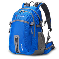 SVVISSGEM 登山包双肩包28L 防水耐磨旅行包书包双肩背包配防雨罩 JP-3028II蓝色