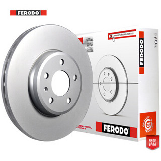 FERODO 菲罗多 刹车盘后盘 大众途安1.4T1.8T2.0 1.6开迪2.0速腾1.4T1.6 1.8T2.0明锐1.4T2.0T 2只 DDF1276-D