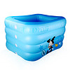 迪士尼（DISNEY）宝宝游泳健身桶戏水池蓝色 婴儿游泳池 米奇方形(加大号)