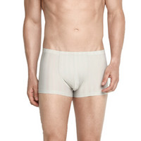 BODYWILD 男士内裤 条纹网眼包腰平角内裤 ZBN23DI1 浅灰色185码 (灰色、185、平角裤、棉质)